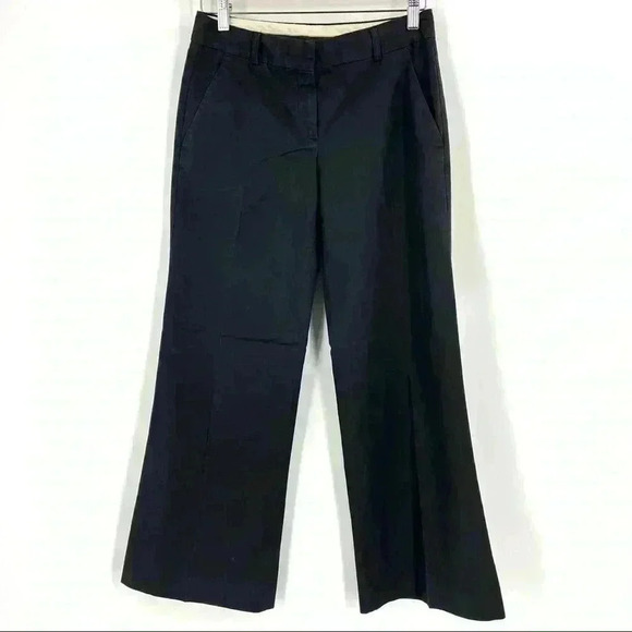 Theory Black Lightweight Women’s Flare Casual Pants with Pockets Size 2 - Picture 3 of 14